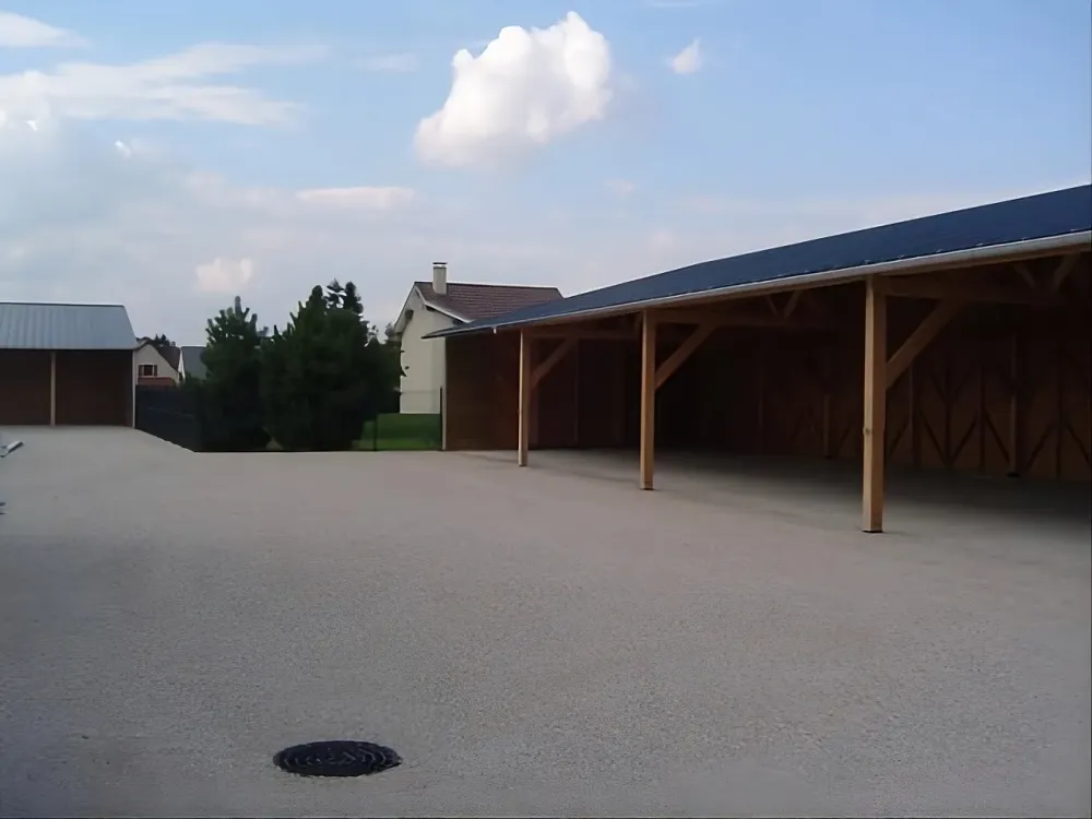 Extension ossature bois à Genlis