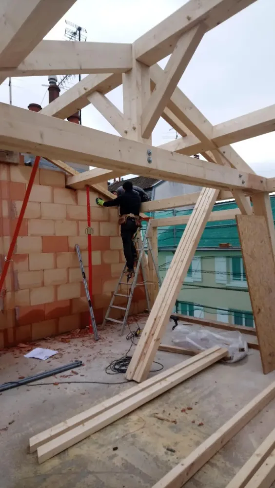 Maison ossature bois à Genlis